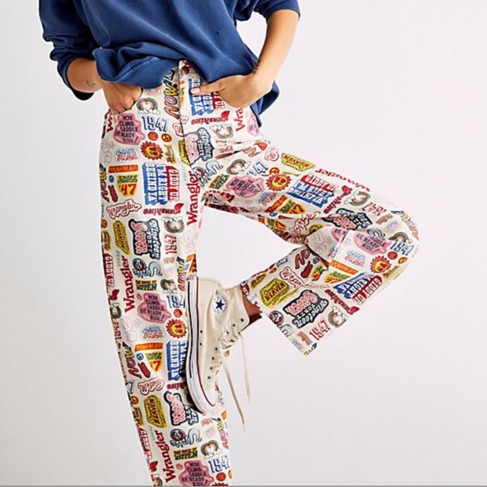 Wrangler x Free People Barrel jeans